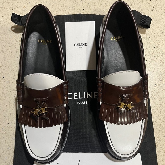 Celine Luco loafers with triomphe tassels - Picture 1 of 3